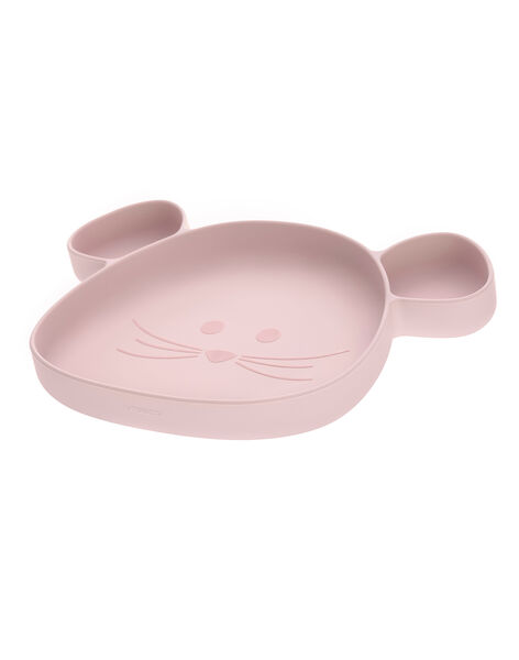 Silicone plate Pink mouse compartments AS7 SOURIS ROSE / 20PRR2011VAI030