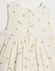 Sleeveless dress in cotton gauze with flower motifs HAJARE 23 / 23VU1911N18632