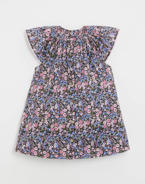 Children's dress in Liberty flower print fabric JUNO 24-K / 24V129118N18942