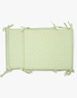 Unisex quilted crib bumper in pale green ALIDOR-EL / PTXQ6411N74602