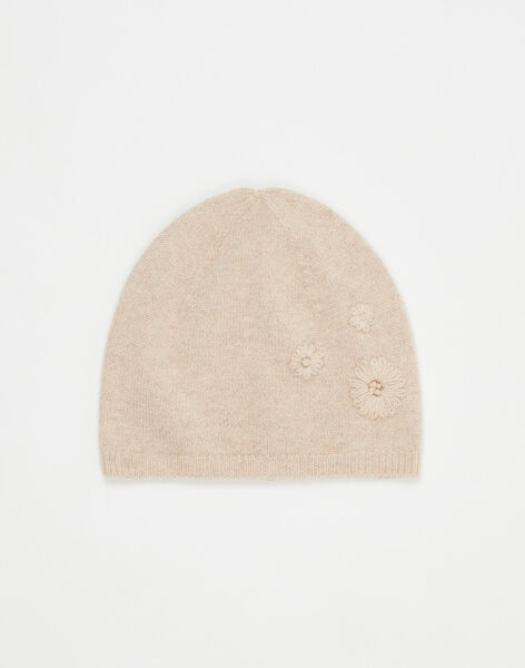 Embroidered knitted hat IZOEMILIE 23-K / 23I129673N49810