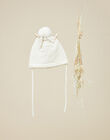 Girls' vanilla knit bonnet VEBONINA 19 / 19IU6033N49114
