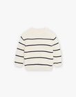 Striped sweater on fancy cotton organic EJIM 22 / 22VU20B1N13114