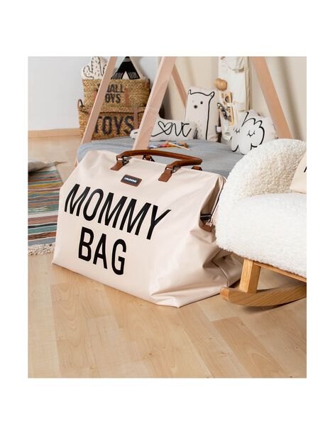 Mommy changing bag ecru black MOMY BAG EC NOI / 21PBDP007SCC999