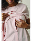Boob organic cotton maternity & nursing T-shirt in pink BOTSHIRT PINK / 20VW2642N3D301
