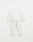 Pyjamas 2 pieces velvet squirrel pattern HADELINE-EL / PTVX6511NI6114