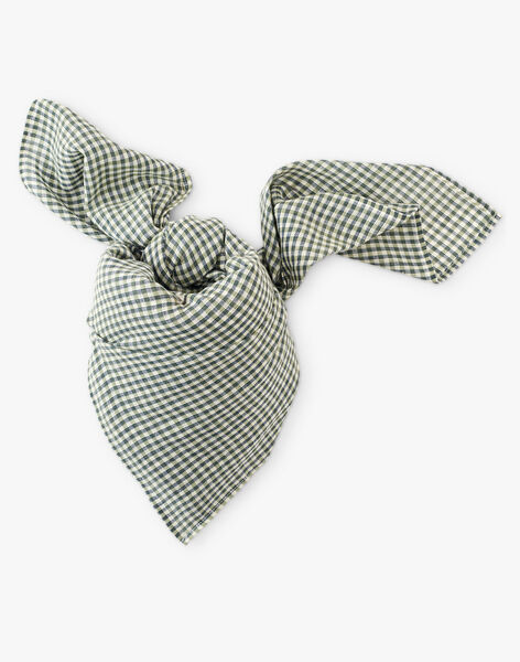 Boys' two-tone gingham scarf AUTHIS 20 / 20VU6112N89114