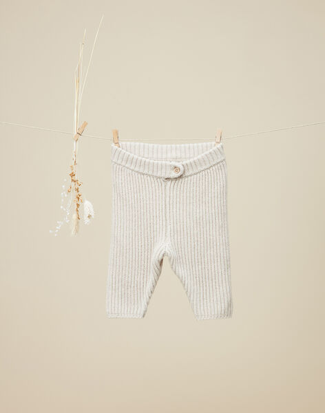 Boys' natural knit mesh pants VILIERS 19 / 19IV2311N3A009