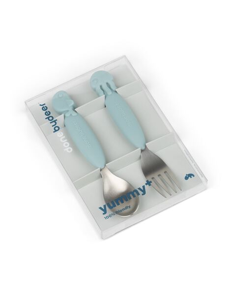 Spoon and fork Sea Friends Blue CUI FOUR SEA BL / 21PRR2025VAIC218