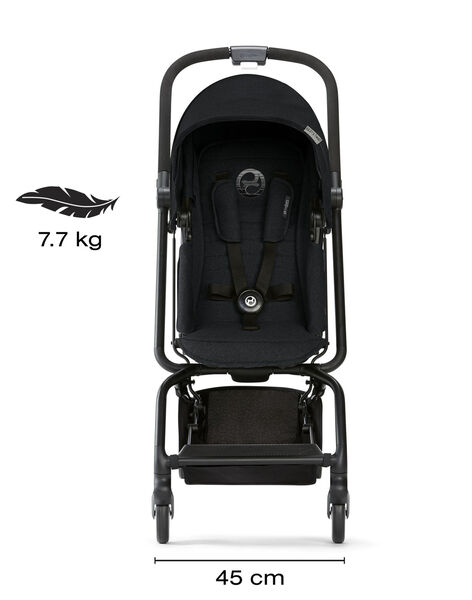 Black Advanced cane stroller EEZY S TWIST BL / 18PBPO001PCE090