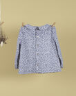 Girl's white embroidered flounced collar blouse TIARA 19 / 19VU1922N0C703