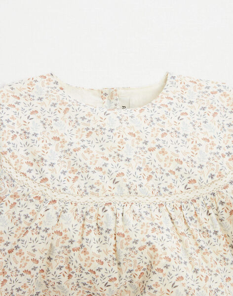 Long sleeve blouse with flower pattern HORTENCE 23 / 23VU1911N09632