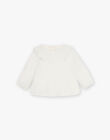 Organic cotton ruffle blouse ELIETTE 22 / 22VV22B1N09114