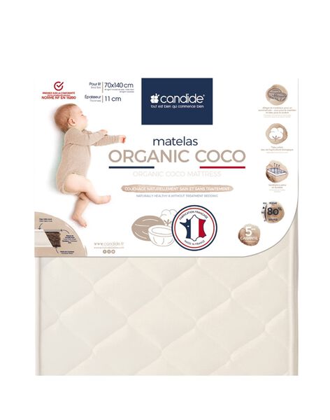 Organic coconut mattress 70x140cm MAT COCO 70X140 / 21PCLT009MAT999