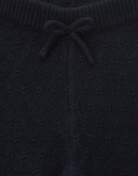 Girls' novelty black knit leggings VENUS 19 / 19IU1911N3A090