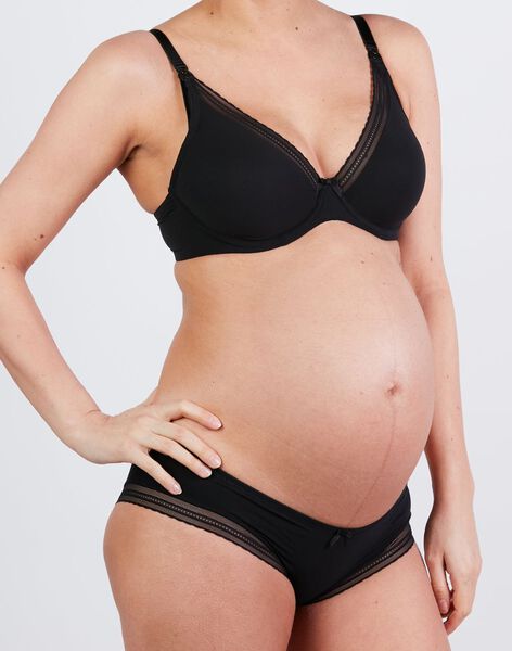 Black pregnancy shorts MILK BLACK CU 2 / 23IW27K2N3F090