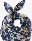 Girls' blue Liberty floral print scarf ABRUNE 20 / 20VU6014N88099