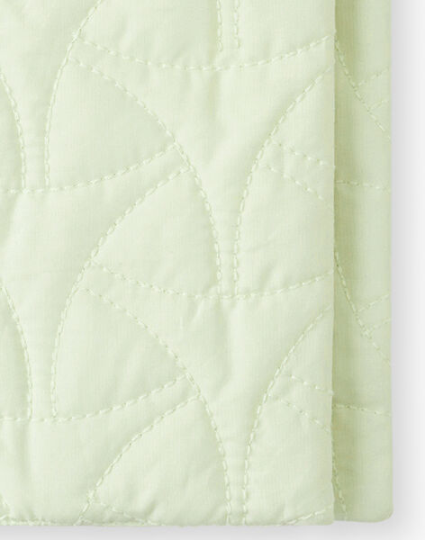 Unisex quilted health record cover in pale green AUCTAVE-EL / PTXQ6412N68602
