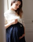 Skirt mother-to-be with vegetable print FABRIELLE 22 / 22IW2691NG3713