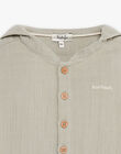 Organic cotton gauze shirt EMALO 22 / 22VU20B3N0AG619