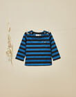 Boys' striped long-sleeve T-shirt VENCESLAS 19 / 19IU2031N0F090