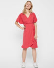 Red nursing dress with flounces MLMACHA DRESS / 19VW2683N18050