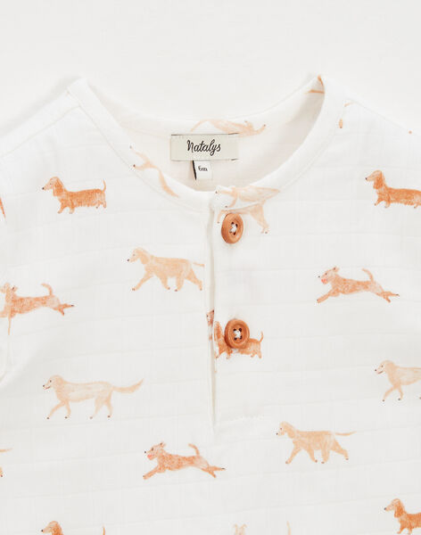 Dog print short sleeve shirt JEFFERSON 24 / 24VU2016NL9005