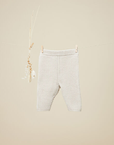 Boys' natural knit mesh pants VILIERS 19 / 19IV2311N3A009