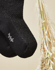 Baby girls' black socks VODILIE 19 / 19IU6013N47090