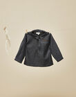 Baby boys' black flannel shirt VASCO 19 / 19IU2013N0A090
