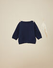 Boys' blue knit cardigan VAGUE 19 / 19IV2313N12C225