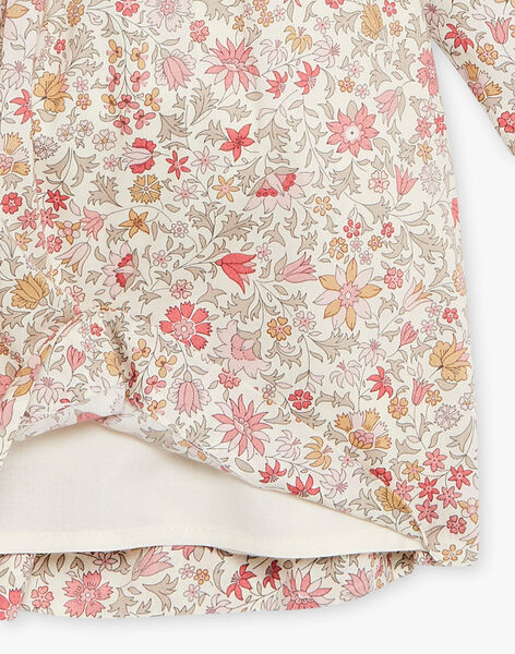 Organic Cotton Liberty Fabric Dress Small Flowers ERINE 22 / 22VU1931N18114