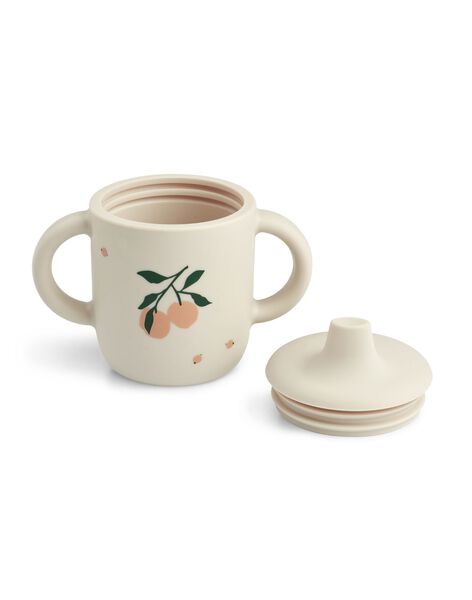 Silicone learning cup with peach design TASSE BEC PECHE / 23PRR2019VAI413