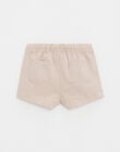 Beige linen/cotton shorts JALEL 24 / 24VU2012N02009