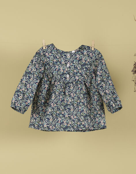 Girls' printed liberty blouse TEFLEURS 19 / 19VV2274N09705