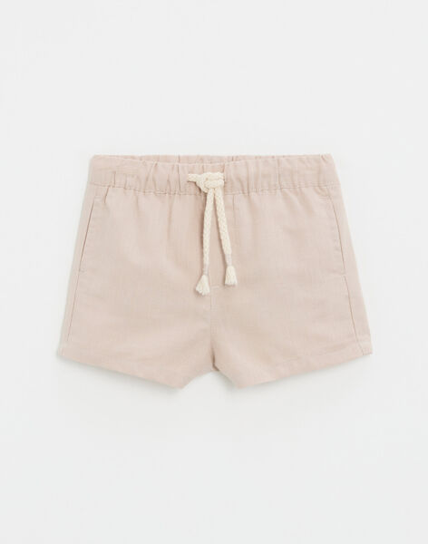 Beige linen/cotton shorts JALEL 24 / 24VU2012N02009