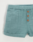 Mint green cotton gauze shorts JOACHIM 24 / 24VU2014N02630