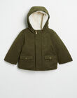 Water-repellent canvas parka with hood ICEBERG 23-K / 23I129273N16621