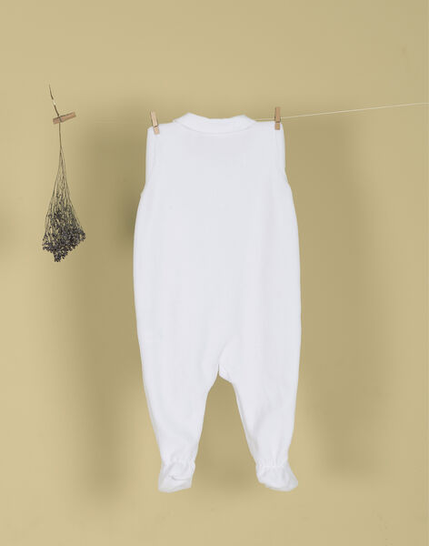 Unisex tender white footie pajamas TANOA 19 / 19PV7623N31000