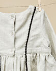 Baby girls' heather twill dress VILAMELIE 19 / 19IU1915N18006