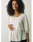 Air Boob organic cotton maternity & nursing blouse in peach BOAIR BLOUSE PE / 20VW2642N09311