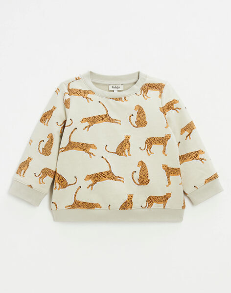 Leopard print fleece sweater HAPPOLON 23 / 23VU2013NC7626