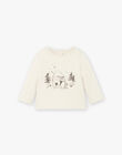 Organic cotton bear pattern t-shirt DIXON 21 / 21IU2011N0F009