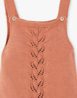 Knitted romper girl pecan color DALICIA 21 / 21PV2211N26I821
