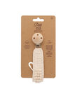 Cream crochet soother clip ATCH SUC CREME / 23PRR1001SUC001