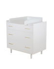 White compatible changing table Fantine and Lubin PAL FANT BLA / 20PCMB004TAL000