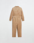 Long-sleeved velvet jumpsuit for moms-to-be FLOUNA 22 / 22IW2691NF9808
