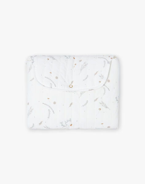 Flower print travel mattress in white PLUME-EL / PTXQ6213N79632
