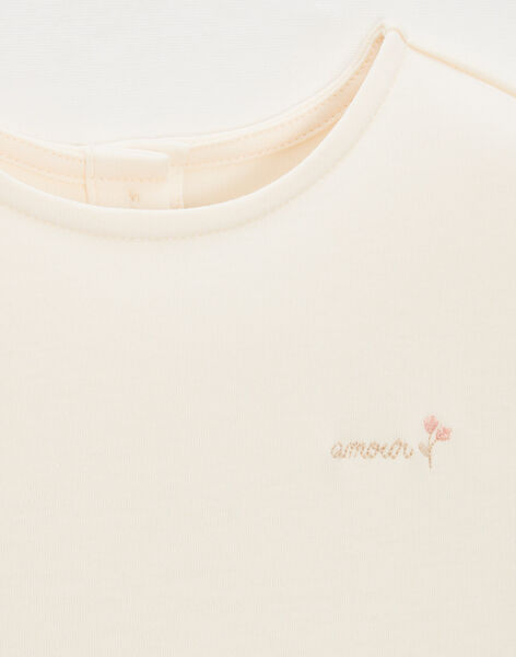 Embroidered short-sleeved T-shirt JESSIE 24 / 24VU1911N0E632