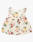 Girls' vanilla floral print blouse AIKO 20 / 20VU1921N09114
